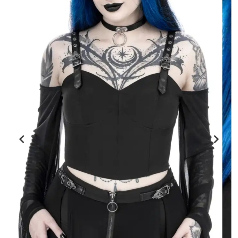 Restyle Midnight Veil Top - Picture 2 of 12